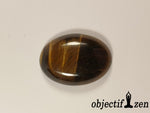 cabochon oeil de tigre 2.5cm objectif zen