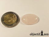 cabochon 25mm quartz rose objectif zen