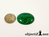 cabochon 4cm malachite objectif-zen