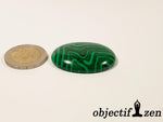 objectif zen cabochon 4cm malachite