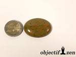 objectif zen cabochon 4cm unakite