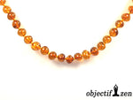 ambre cognac collier 60 cm objectif zen