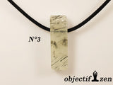 collier prehnite sur cordon objectif zen