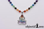 collier meditation sept chakras objectif zen howlite blanche