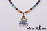 collier sept chakras oeil de tigre objectif zen