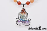 améthyste collier 7 chakras meditation objectif zen