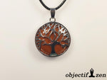 objectif zen pendentif arbre de vie pierre de soleil