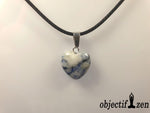 pendentif coeur 1.5 cm en sodalite objectif zen