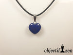 pendentif coeur 1.5 cm en lapis lazuli