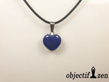 pendentif coeur 1.5 cm en lapis lazuli