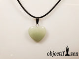 pendentif coeur 2 cm en aventurine