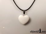 pendentif coeur 2 cm en jade blanc