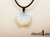 pendentif coeur 2 cm en opalite