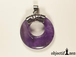 collier donut 2.8cm améthyste objectif zen