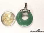 collier donut 2.8cm aventurine avec support objectif zen