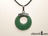 collier donut 2.8cm aventurine objectif zen