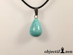 pendentif howlite turquoise goutte d'eau boule objectif zen