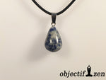 pendentif goutte d'eau boule sodalite objectif-zen