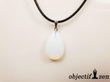 pendentif goutte d'eau en opalite