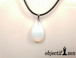 pendentif goutte d'eau en opalite