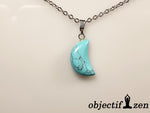 pendentif howlite turquoise lune objectif zen