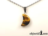 pendentif lune oeil de tigre objectif zen