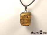 pendentif oeil de tigre minerai brut lithothérapie objectif zen