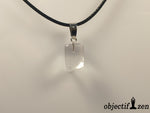 pendentif cristal de roche pierre roulée objectif zen