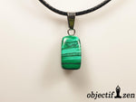 pendentif malachite pierre roulée objectif zen