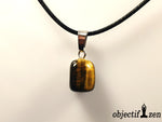 pendentif pierre roulée oeil de tigre objectif zen