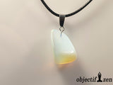 objectif zen pendentif pierre roulee opalite