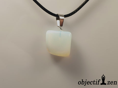 opalite pendentif pierre roulée objectif zen