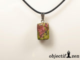 rubis zoisite objectif zen pendentif pierre roulée