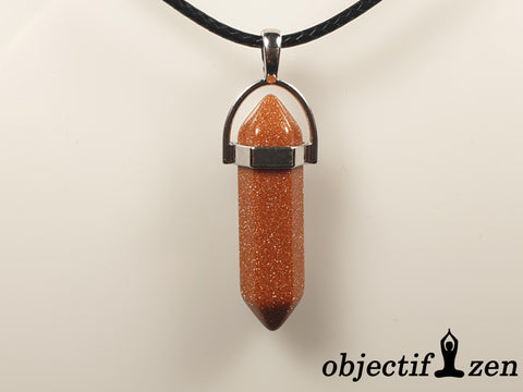 pendentif pointe pierre de soleil objectif zen