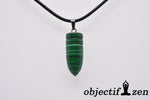 pendentif balle malachite objectif-zen