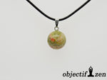 pendentif bille unakite objectif zen