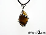 pendentif coeur strass oeil de tigre objectif-zen