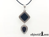 objectif zen pendentif duo onyx