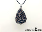 objectif zen pendentif floral onyx