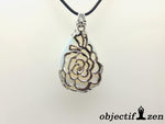 objectif zen pendentif opalite floral