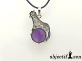 objectif-zen pendentif léopard amethyste