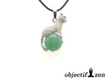 pendentif léopard aventurine objectif-zen