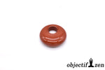 objectif zen pendentif mini donut 1.8cm jaspe rouge