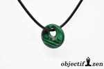 malachite pendentif mini donut 1.8cm objectif zen