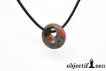 objectif-zen pendentif unakite mini donut 1.8 cm