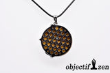 oeil de tigre pendentif strass objectif zen