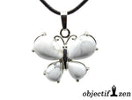 pendentif papillon howlite blanche objectif-zen