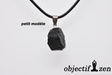 tourmaline noire pendentif pierre brute objectif zen