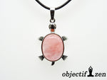 pendentif tortue quartz cerise objectif zen