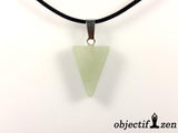 objectif zen pendentif triangle aventurine